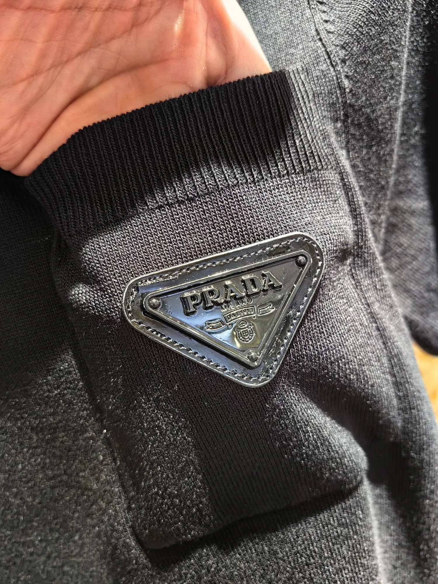 PRADA 2025/ss New Arrival polo 14 Breathable Black Sizes S M L XL